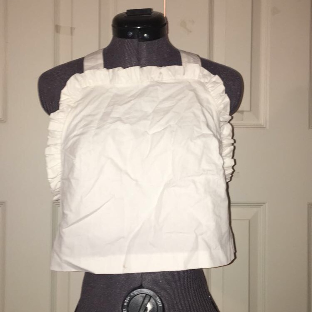 NWOT Urban outfitters backless ruffle crop top